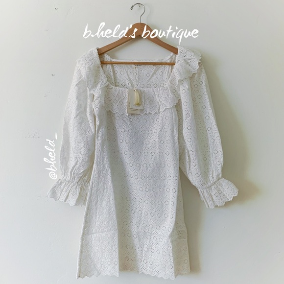 Dôen Franique Dress in Salt Off-White Cream Color Size XS Brand New NWT